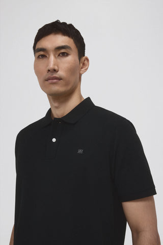 Polo Manga Corta con Logo Bordado