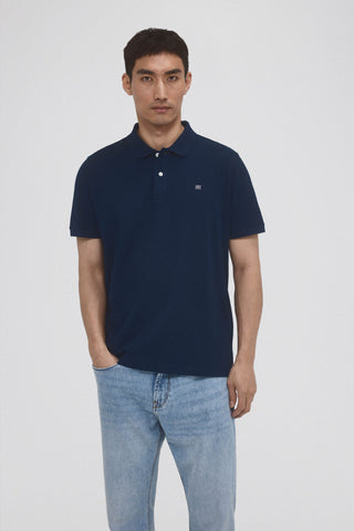 Polo Manga Corta con Logo Bordado