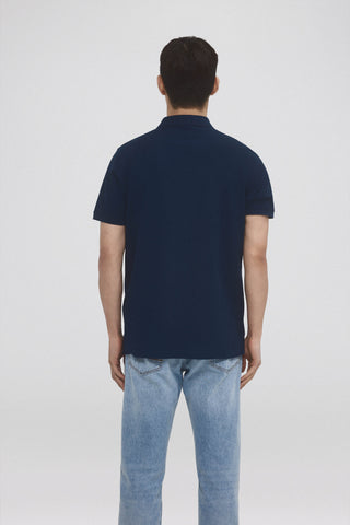 Polo Manga Corta con Logo Bordado