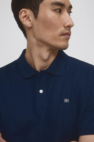 Polo Manga Corta con Logo Bordado