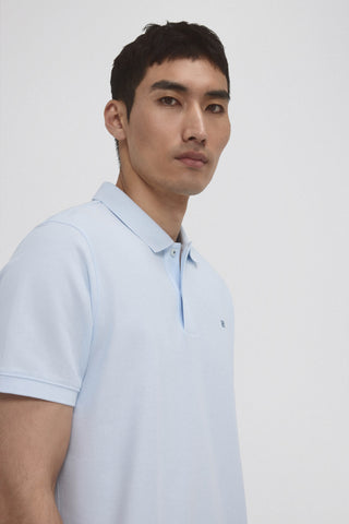 Polo Manga Corta con Logo Bordado