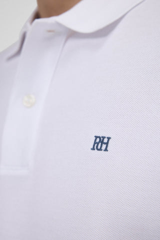 Polo Manga Corta con Logo Bordado