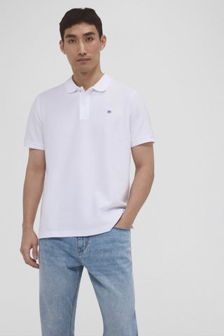 Polo Manga Corta con Logo Bordado