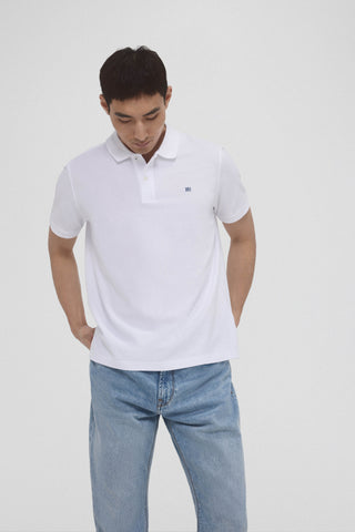 Polo Manga Corta con Logo Bordado