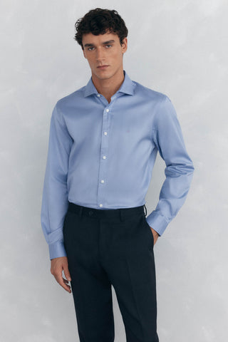Camisa Manga Larga con Logo de Algodón
