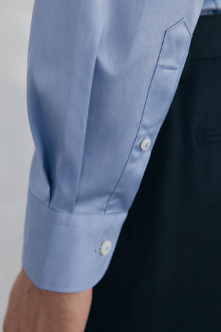 Camisa Manga Larga con Logo de Algodón