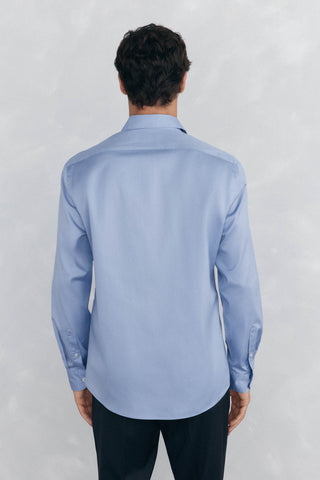 Camisa Manga Larga con Logo de Algodón