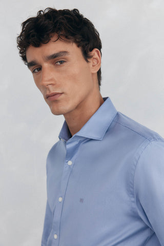 Camisa Manga Larga con Logo de Algodón