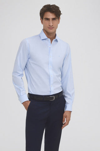 Camisa Slim Fit de Algodón