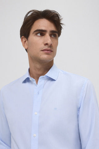 Camisa Slim Fit de Algodón