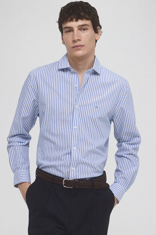 Camisa Slim Fit de Algodón