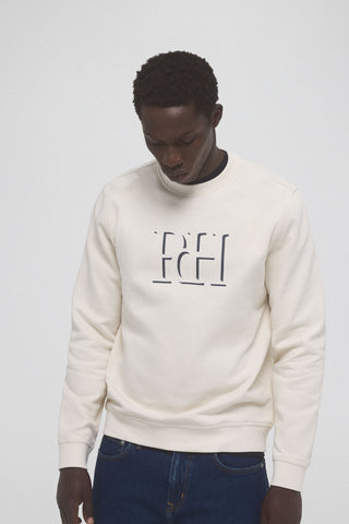 Sudadera Cuello Redondo con Logo