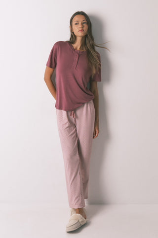 Camiseta Manga Corta con Detalle Botones