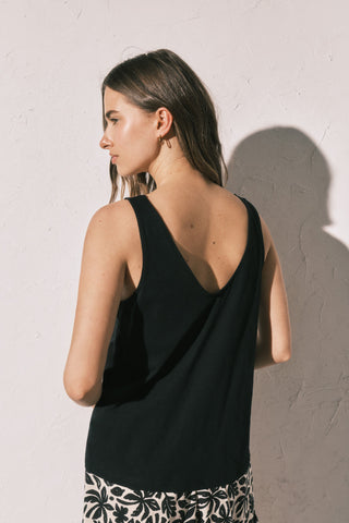 Mmp Trimmed Tee Blac.