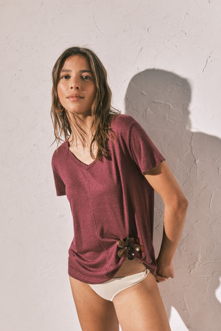 Mmp Burgund Tee Fr.