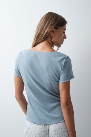 Mmb Detail Tee Bl.