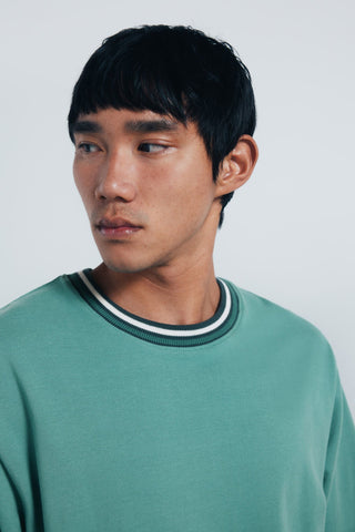 Camiseta Manga Corta con Detalle Cuello