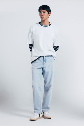 Camiseta Manga Corta con Detalle Cuello