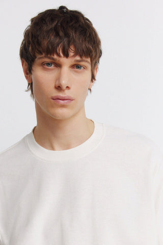 Camiseta Oversize Cuello Redondo con Textura