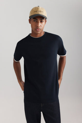 Camiseta Mc Interlock Doble.