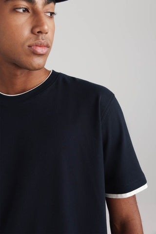 Camiseta Mc Interlock Doble.