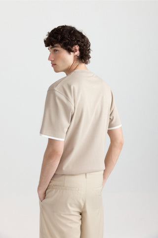 Camiseta Mc Interlock Doble.