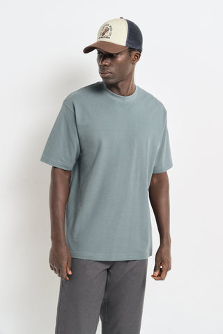 Camiseta Cuello Redondo con Textura