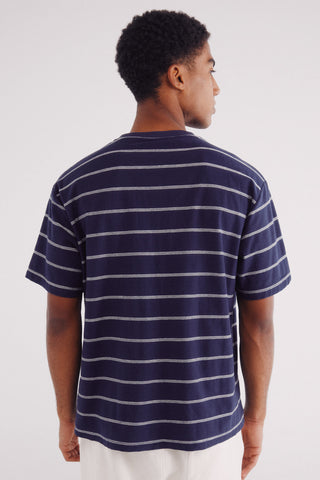Camiseta Manga Corta de Rayas