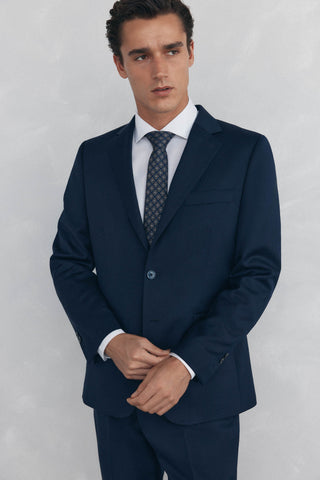 Blazer de Lana con Solapas