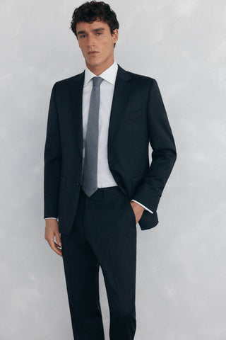 Blazer de Lana con Solapas