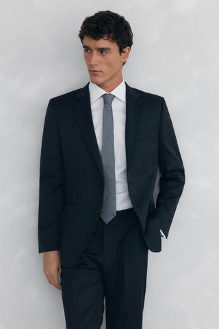 Blazer de Lana con Solapas
