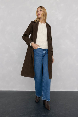 Sudadera Calada con Manga Acampanada