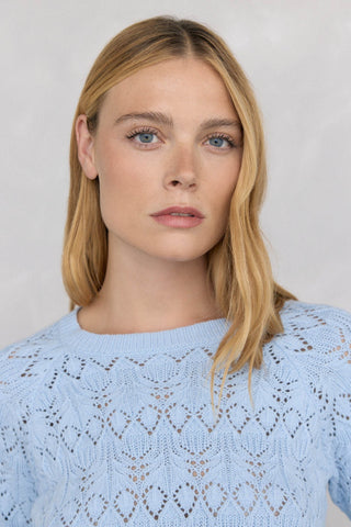 Sudadera Manga Larga con Tejido Calado