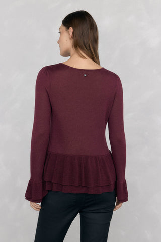 Sudadera Manga Larga con Detalle Brillos