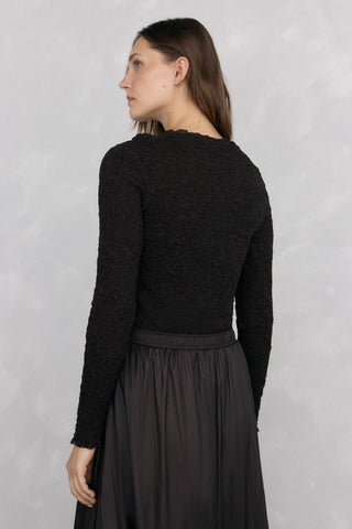 Camiseta Manga Corta Efecto Arrugado