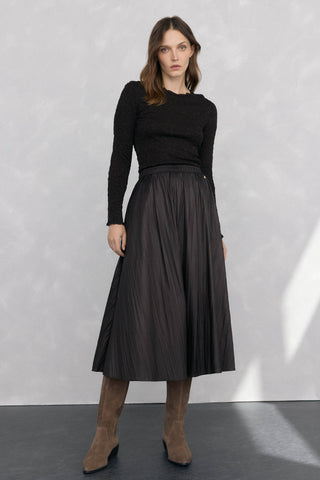 Camiseta Manga Corta Efecto Arrugado