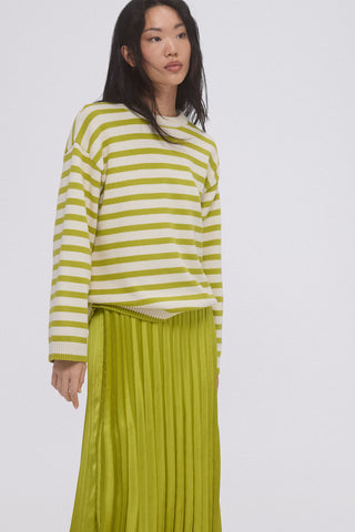 Sudadera de Rayas con Botones