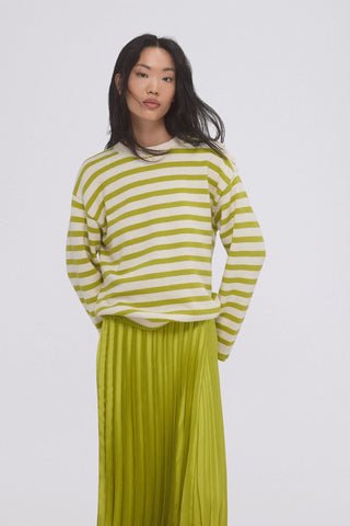 Sudadera de Rayas con Botones