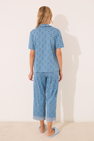 Set de Pijama 2 Piezas con Estampado Paisley