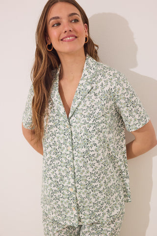 Set de Pijama 2 Piezas Estampado Floral