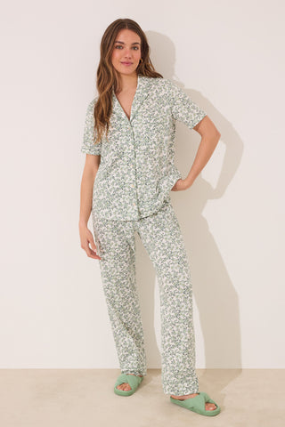 Set de Pijama 2 Piezas Estampado Floral