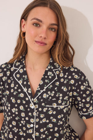 Set de Pijama 2 Piezas con Estampado Floral.