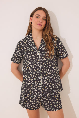 Set de Pijama 2 Piezas con Estampado Floral.