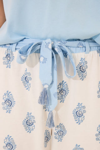 Set de Pijama 2 Piezas Estampado Paisley
