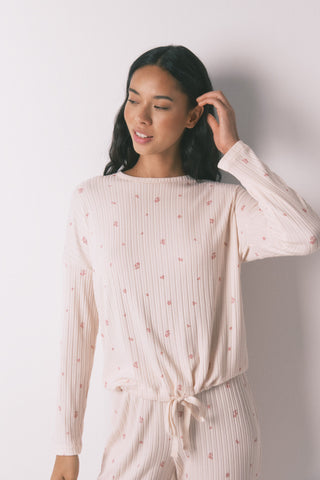 Set de Pijama Estampado Flores