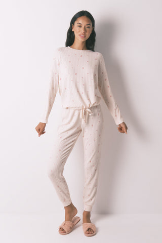 Set de Pijama Estampado Flores