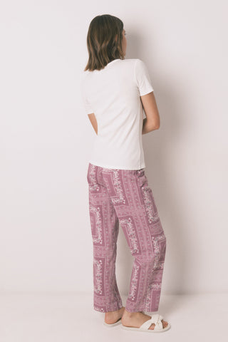 Set de Pijama Largo Flores