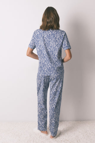 Set de Pijama 2 Piezas con Estampado Floral