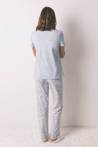 Set de Pijama 2 Piezas con Estampado Floral