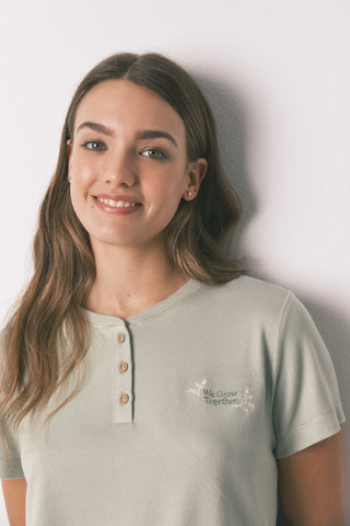 Set de Pijama 2 Piezas con Estampado Patchwork